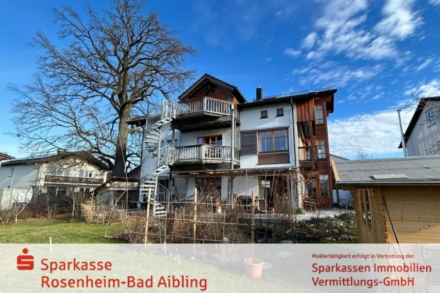 Außen - Wohnung kaufen in Kolbermoor - mit Bergpanoramablick!