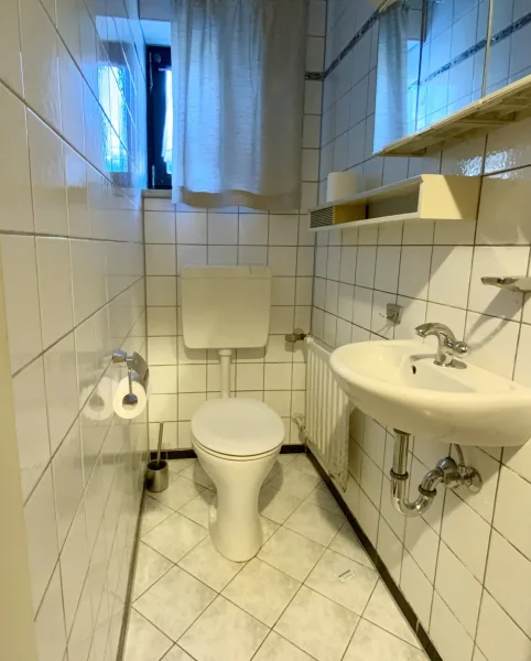 Gäste-WC im Erdgeschoss