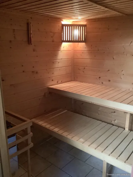 Sauna im Keller