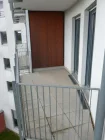 Balkon mit Abstellschrank