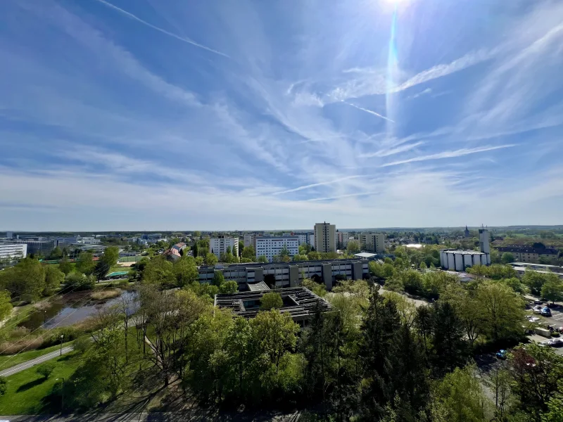 Ausblick vom Balkon