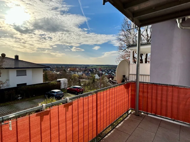 Südbalkon mit Ausblick