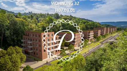 Außenansicht (Visualisierung) - Wohnung kaufen in Bad Kissingen - Neubau! Eigentumswohnungen im Herzen von Bad Kissingen