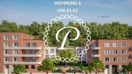 Außenansicht (Visualisiert) - Wohnung kaufen in Bad Kissingen - Neubau! Eigentumswohnungen im Herzen von Bad Kissingen