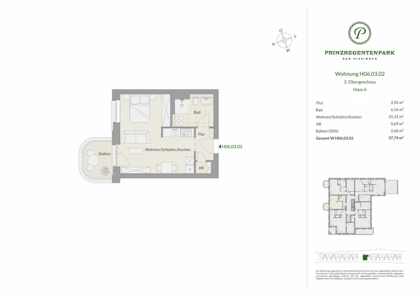 Grundriss Haus 6 - H06.03.02