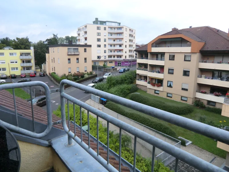 Aussicht vom Balkon