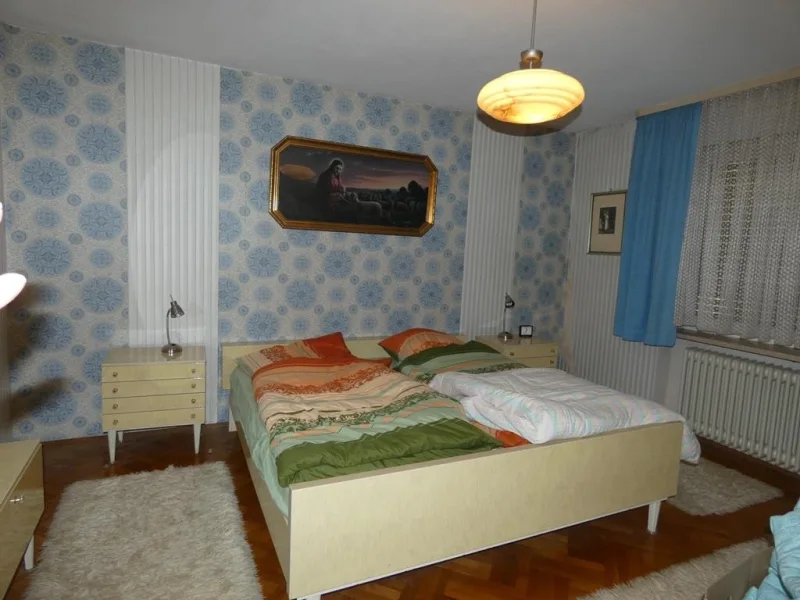 Schlafzimmer der EG Wohnung