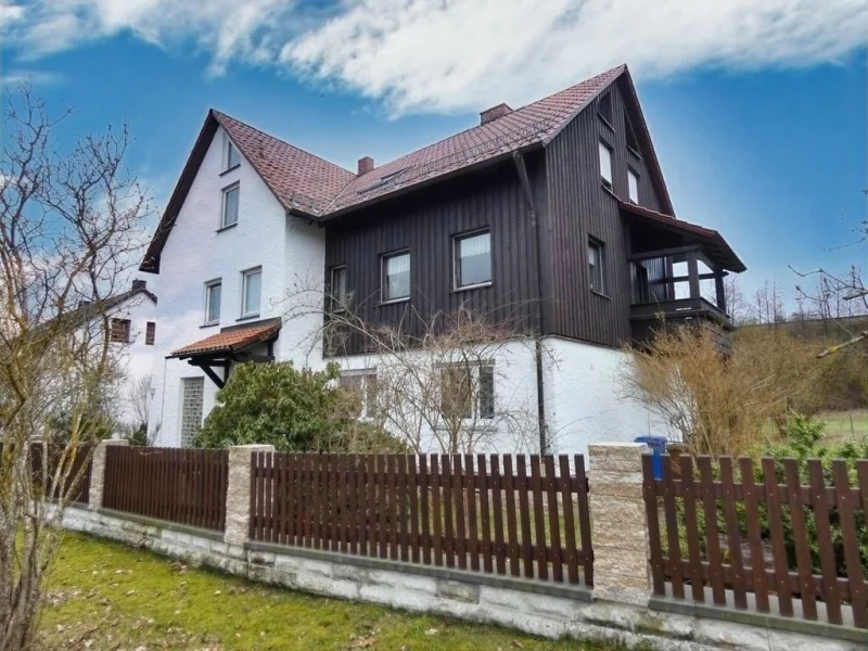 Generationenhaus - Wohnung kaufen in Vorbach - Galeriewohnung - gelegen am Waldrand