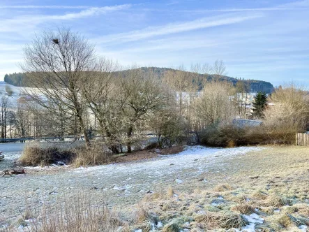 Baugrundstück - Grundstück kaufen in Georgenberg - schön geschnittenes Baugrundstück mit Blick in die Natur 