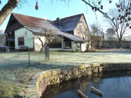 Gartenansicht mit See im Winter (Geb. A)