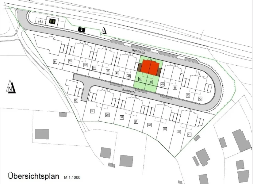 Übersichtsplan (aktuelles Verkaufsangebot - Haus 46)