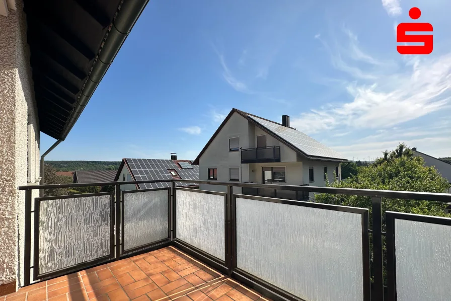 Blick vom Balkon - Wohnung kaufen in Sennfeld - Aussichtsreiche Gelegenheit - für Sennfelder oder alle die es werden wollen!