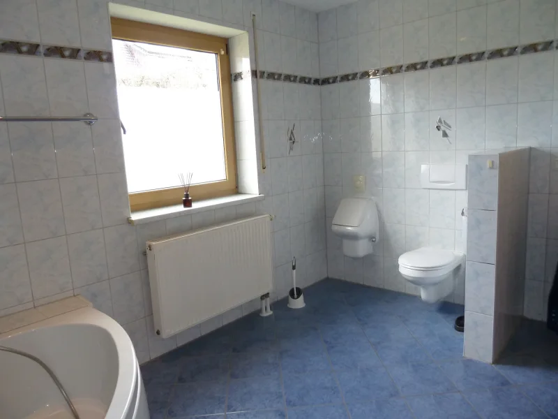 Familienbad mit WC und Urinal DG)