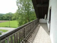 große, sonnige Loggia nach Süden