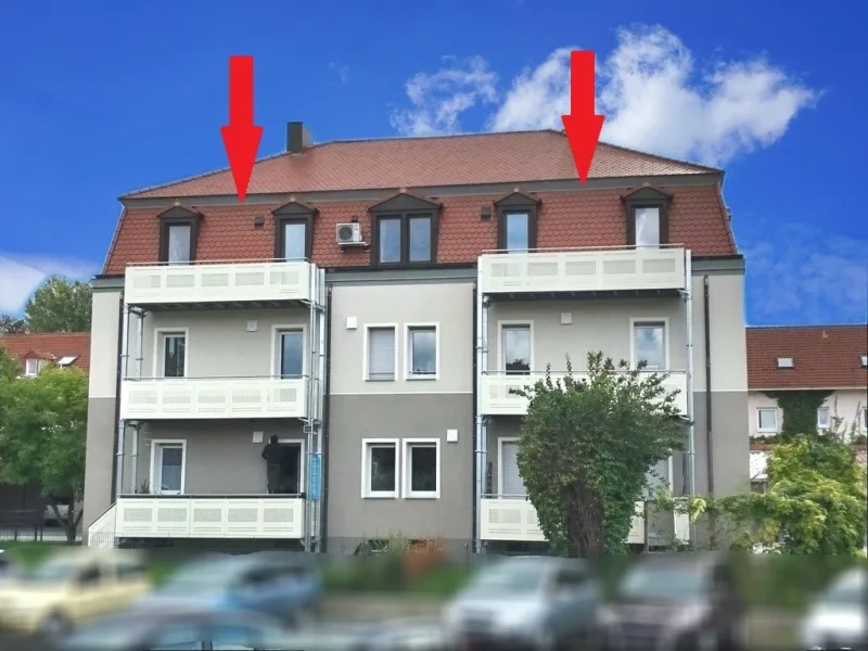 Ansicht des Wohnhauses - Wohnung mieten in Zeil - Exklusive, helle 5 Zimmer-Studiowohnung mit zwei Balkonen und Garten, hochwertige Einbauküche, Keller, Wohnfl. 140m²!