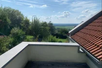 Balkon mit Weitblick über Schweinfurt