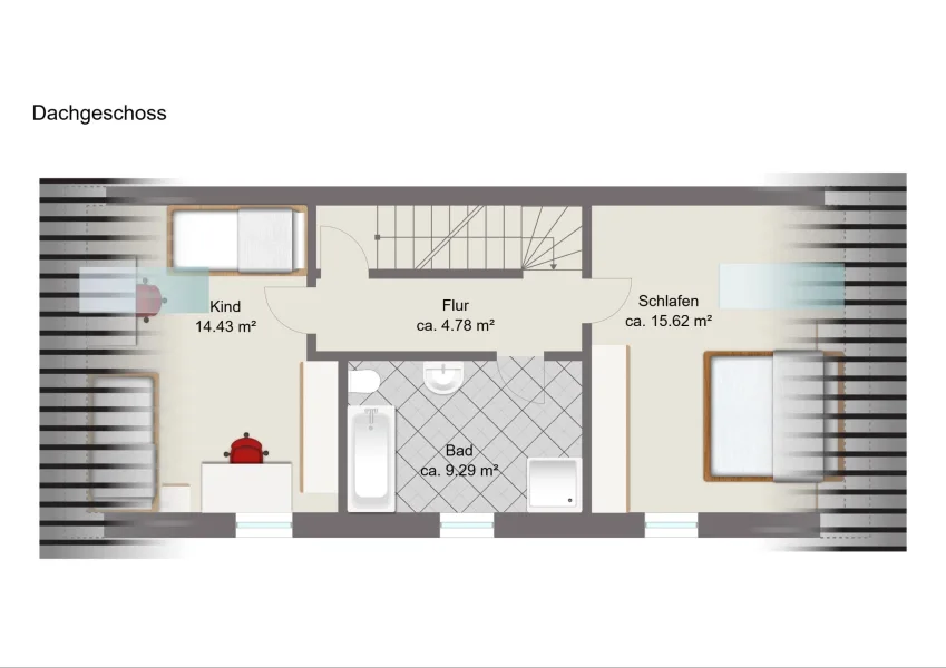 Grundriss Dachgeschoss