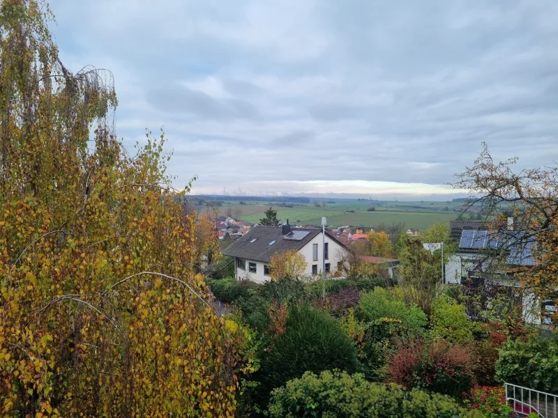 Ausblick vom Balkon