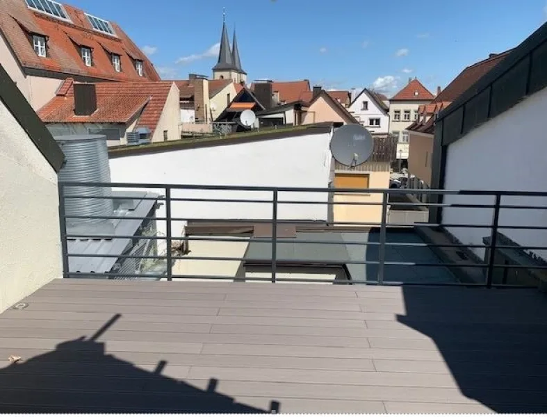 sonnigeTerrasse - Haus mieten in Haßfurt - Charmantes, liebevoll renoviertes Wohnhaus in Bestlage - unweit des Mains und der Altstadt!