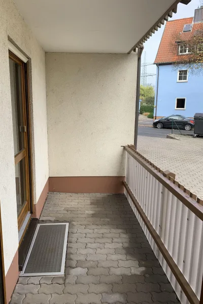 Balkon vor den Schlafräumen