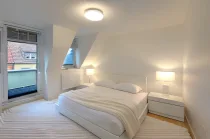 Schlafzimmer mit eigenem Balkon 