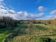 Toller, weitläufiger Ausblick von der Dachterrasse