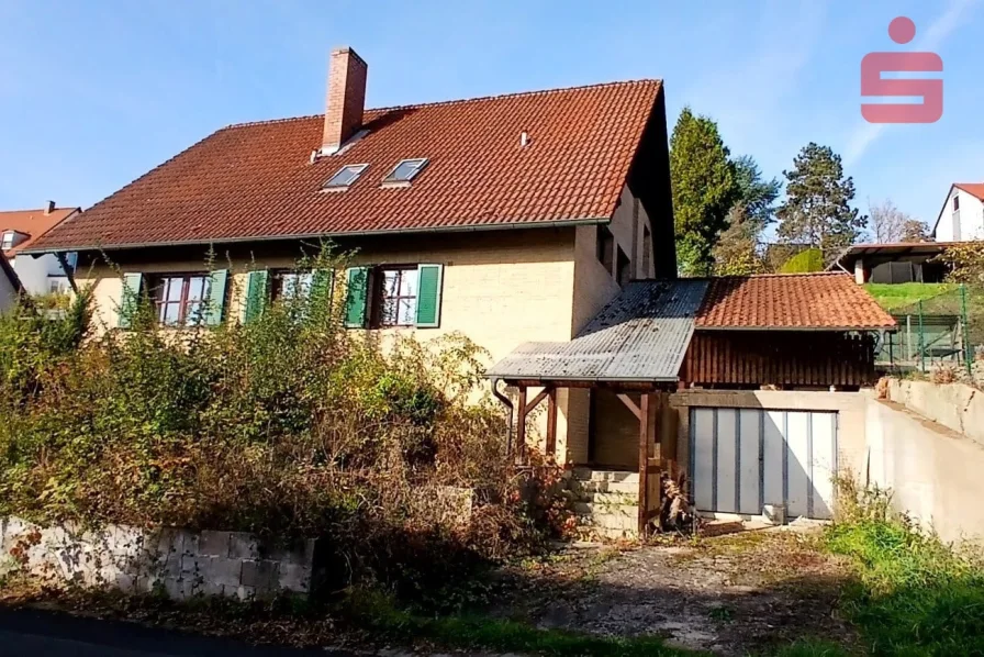 Hausansicht - Haus kaufen in Üchtelhausen - Einfamilienhaus in Üchtelhausen