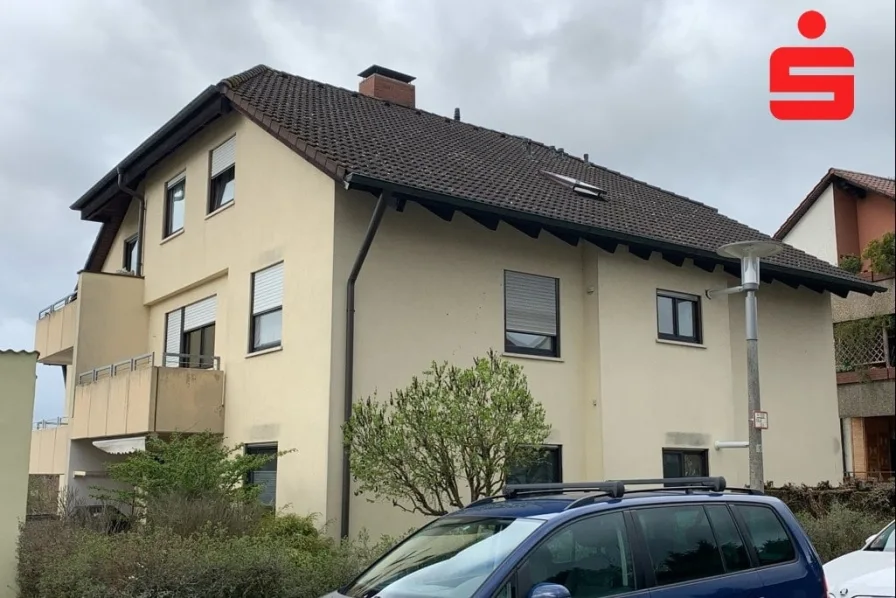 Ansicht Nord-Ostseite - Wohnung kaufen in Schweinfurt - 3 1/2 Zimmer-Wohnung mit toller Aussicht in Schweinfurt