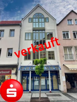 Außenansicht - Haus kaufen in Bad Neustadt - WOHN- und GESCHÄFTSHAUS in der Innenstadt von Bad Neustadt a.d. Saale