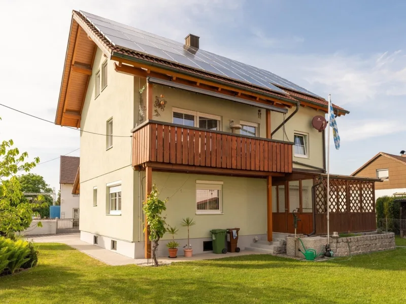 Hauansicht - Haus kaufen in Pförring - Schmuckstück für Familien!