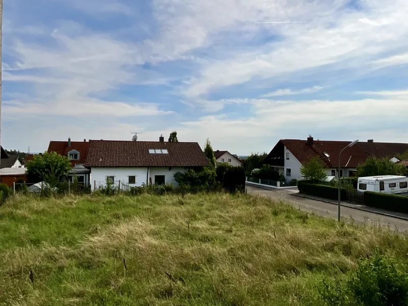 Blick vom Balkon