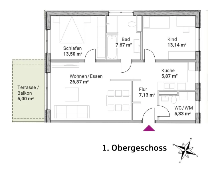 Wohnung 17 (Wohnungstyp A)