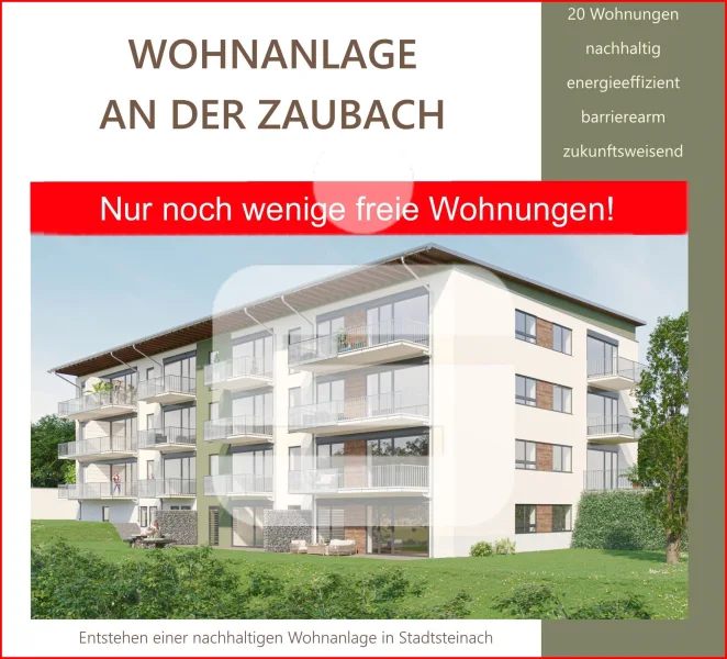 Titelbild - Wohnung kaufen in Stadtsteinach - "Zukunft Wohnen" Energiesparend & Klimaneutral / NEUBAU-Wohnanlage in Stadtsteinach "An der Zaubach"