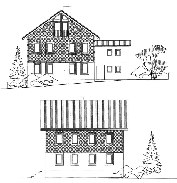 SüdWest und NordWest-Ansicht