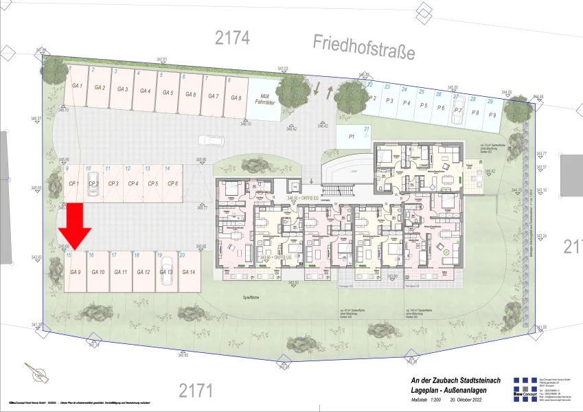 Plan Garagen, Carports, Stellplätze