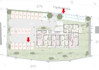 Plan Stellplätze, Carports und Garagen