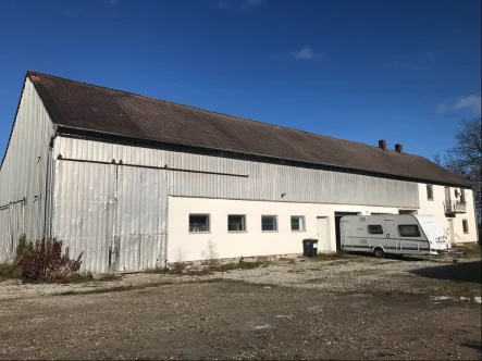 Stall mit EFH - Grundstück kaufen in Hallbergmoos - Landwirtschaftliches Anwesen :: ehemalige Hofstelle :: Gemischt genutzte Flächen 