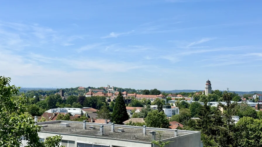 Ausblick vom Balkon