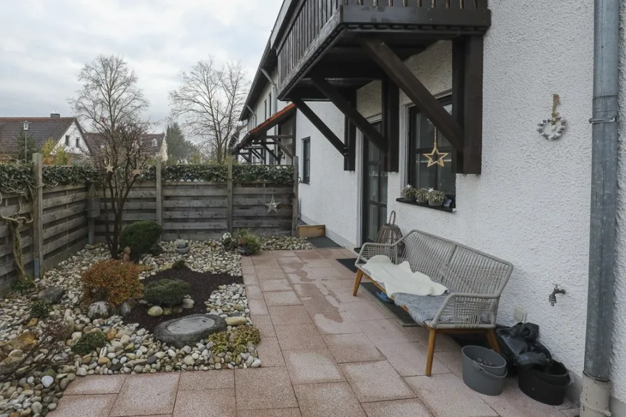 Terrasse beim Arbeitszimmer