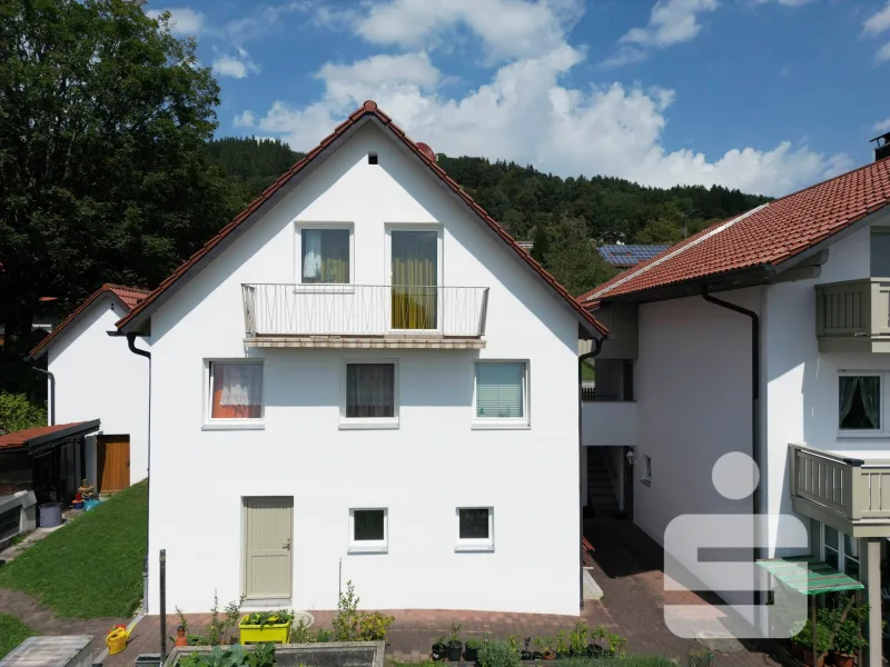 Südansicht - Haus kaufen in Hohenpeißenberg - Einfamilienhaus in begehrter Lage mit Bergblick!
