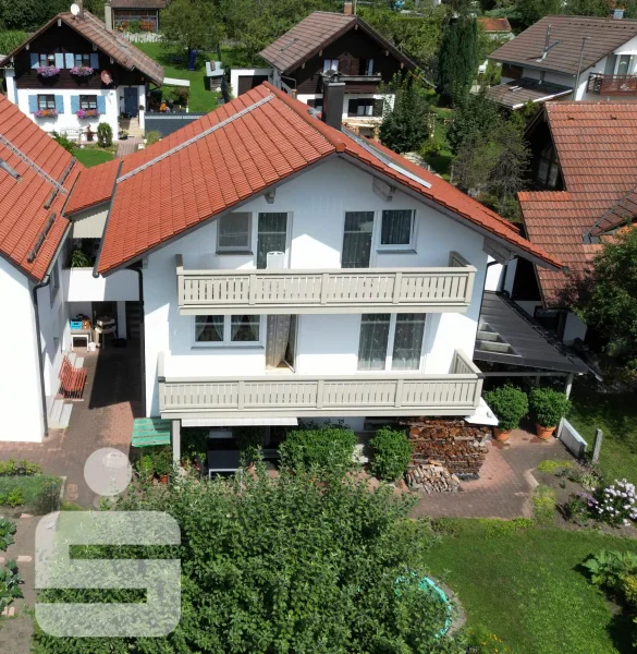 Südansicht - Haus kaufen in Hohenpeißenberg - Exklusives Einfamilienhaus mit Bergblick in top Lage!