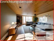 Wohnraum mit Homestaging