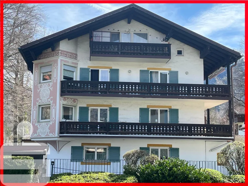 Hausansicht - Wohnung kaufen in Garmisch-Partenkirchen - Ideale Kapitalanlage!
