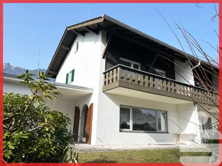 Hausansicht - Haus kaufen in Garmisch-Partenkirchen - Familienfreundliche Doppelhaushälfte!