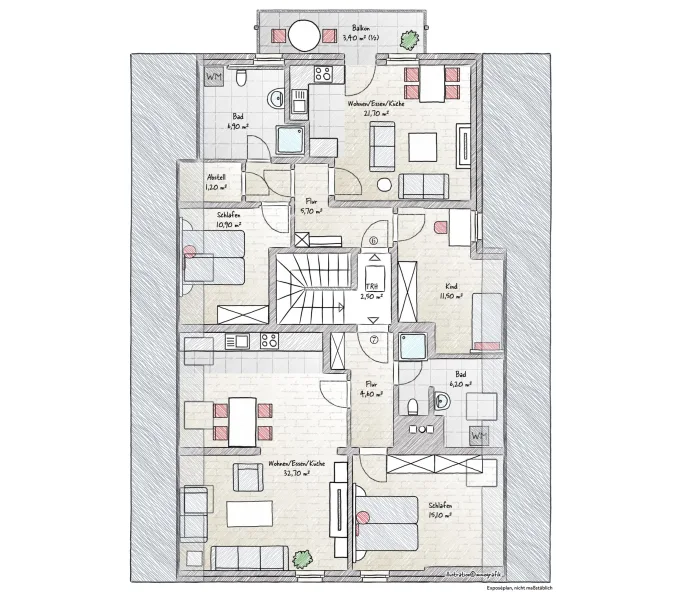 Grundriss Dachgeschoss