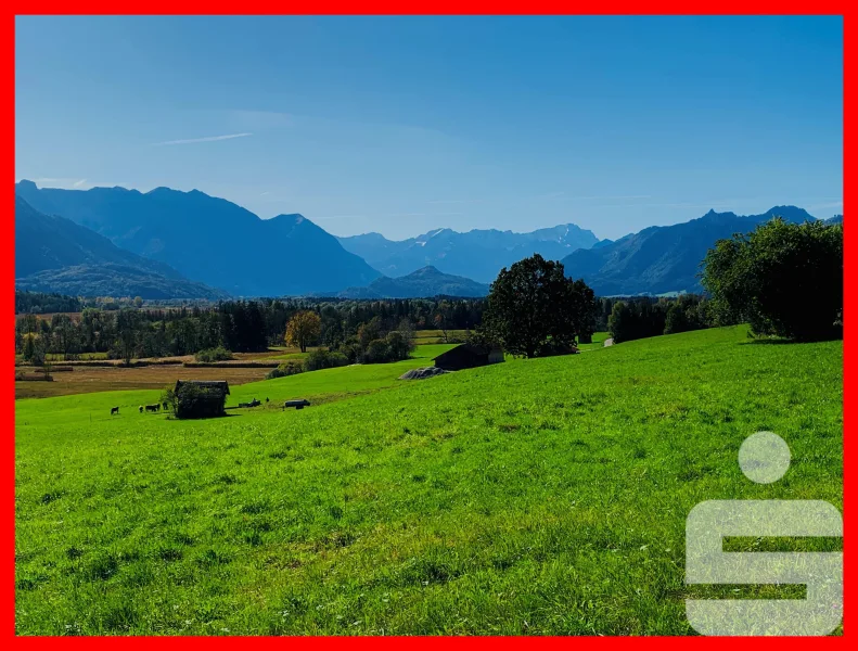 Alpenkette Murnau - Wohnung kaufen in Murnau - Die Berge im Blick - die Sonne im Gesicht