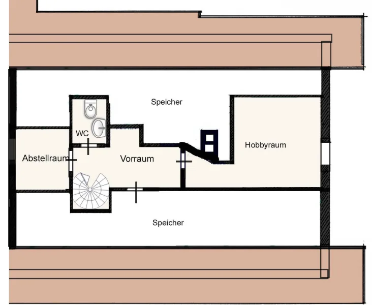 Grundriss Dachgeschoss