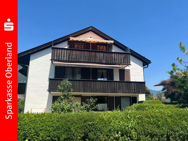 Hausansicht - Wohnung kaufen in Garmisch-Partenkirchen - Direkt unterm Dach - die Berge im Blick!