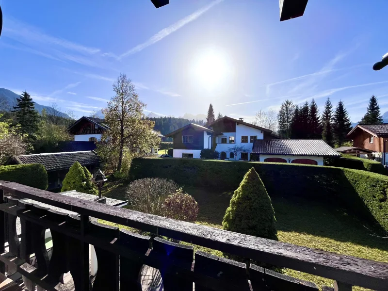 Ausblick vom Balkon