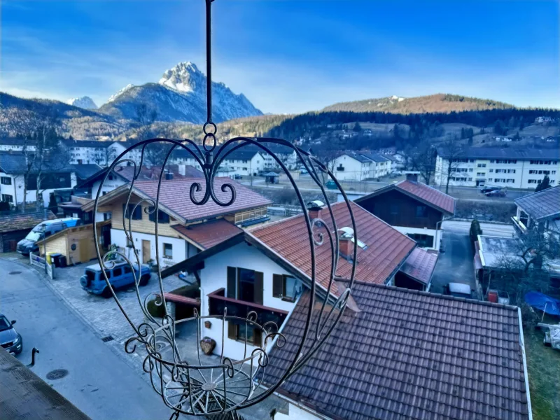 Ausblick vom N/W-Balkon